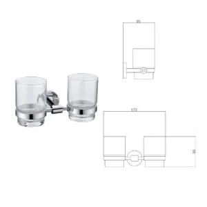 KỆ CỐC PHÒNG TẮM DK804604-W - Ảnh 2