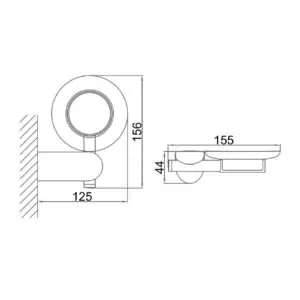 KỆ XÀ PHÒNG DK800606C - Ảnh 2