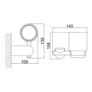 KỆ CỐC PHÒNG TẮM DK800607D - Ảnh 2