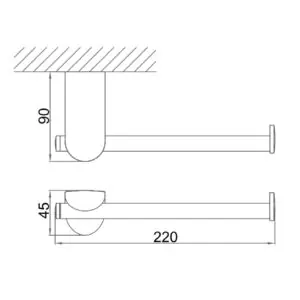 THANH VẮT KHĂN DK800609C - Ảnh 2