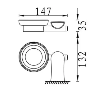 KỆ XÀ PHÒNG DK801006C - Ảnh 2