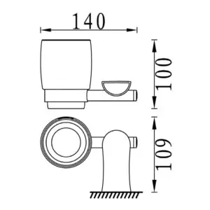 KỆ CỐC PHÒNG TẮM DK801007C - Ảnh 2